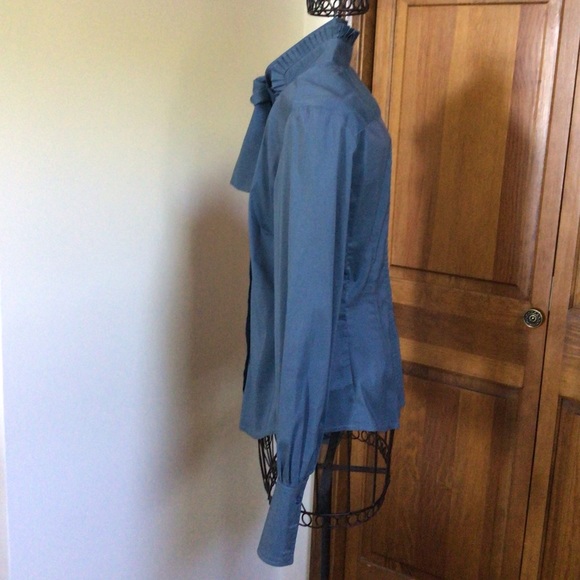 Alberto Makali blouse, Petrol blue, size 6 - Picture 6 of 10